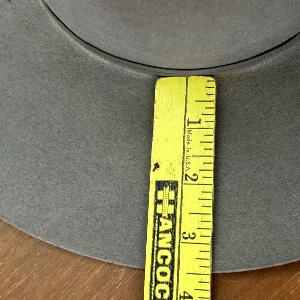 Vintage Stetson Open Road Silverbelly 4X XXXX Beaver Cowboy Hat 7 1/4 3 1/2 Brim